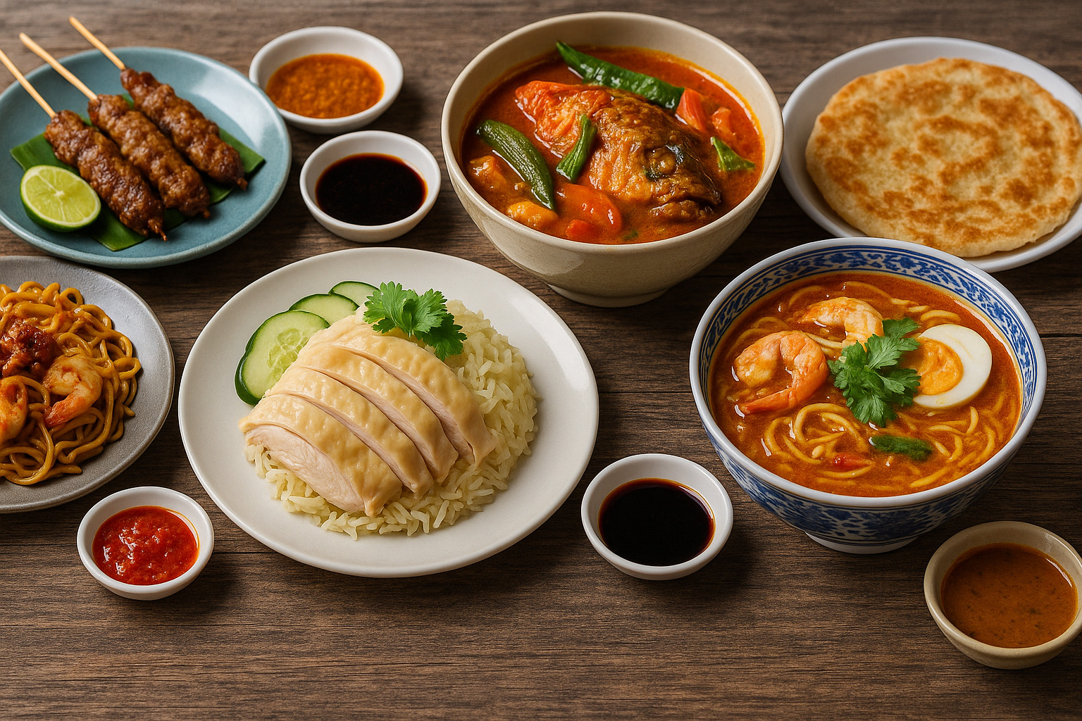 The Influence of Chinese, Malay, and Indian Flavors in Singaporean Food